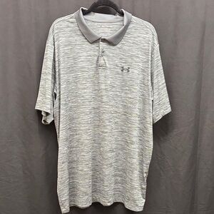 Under Armour Men's Light Gray Polo Shirt